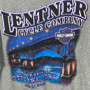 Harley Davidson Men’s Tee Size 2X color Gray NWT